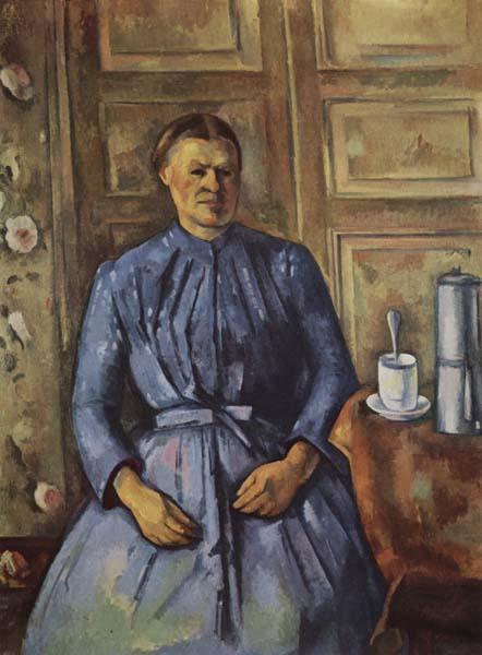 Paul Cezanne Woman with a  Coffee Pot oil painting image